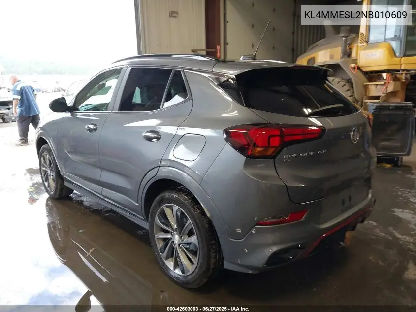 2022 Buick Encore Gx Awd Select VIN: KL4MMESL2NB010609 Lot: 42603003
