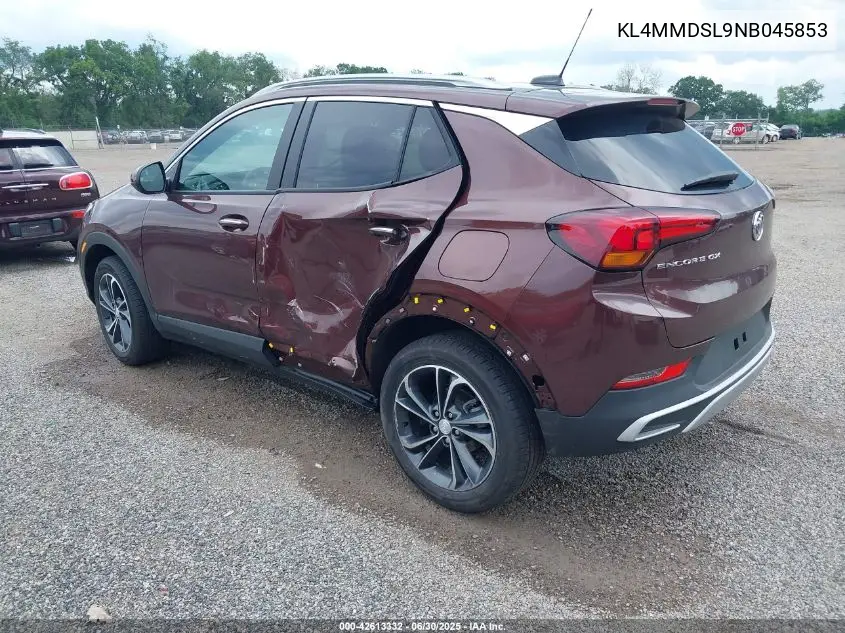 2022 Buick Encore Gx Fwd Select VIN: KL4MMDSL9NB045853 Lot: 42613332