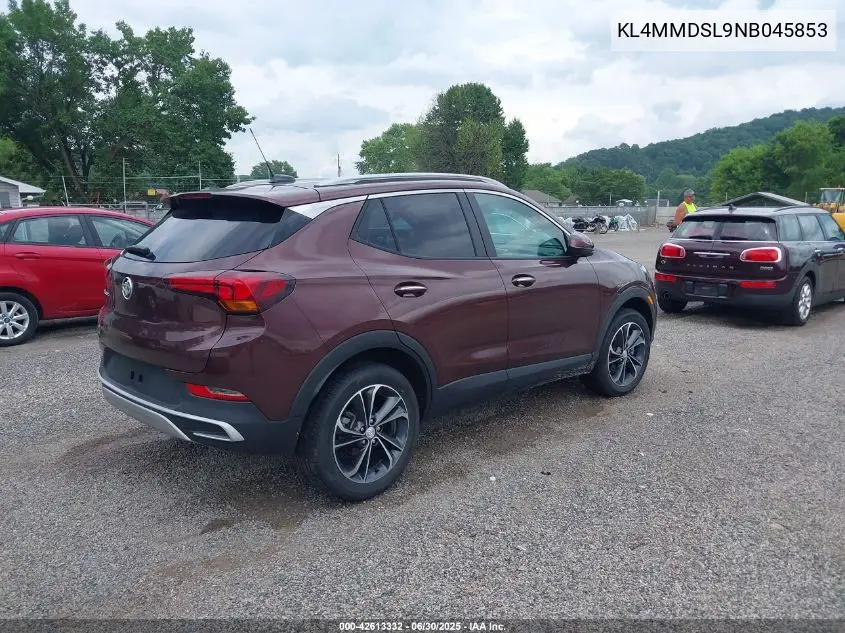 2022 Buick Encore Gx Fwd Select VIN: KL4MMDSL9NB045853 Lot: 42613332