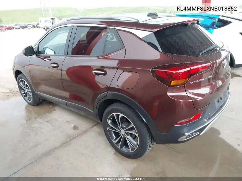 2022 Buick Encore Gx Fwd Essence VIN: KL4MMFSLXNB018852 Lot: 42615519