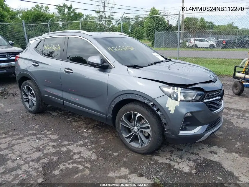 2022 Buick Encore Gx Fwd Select VIN: KL4MMDS24NB112270 Lot: 42622164