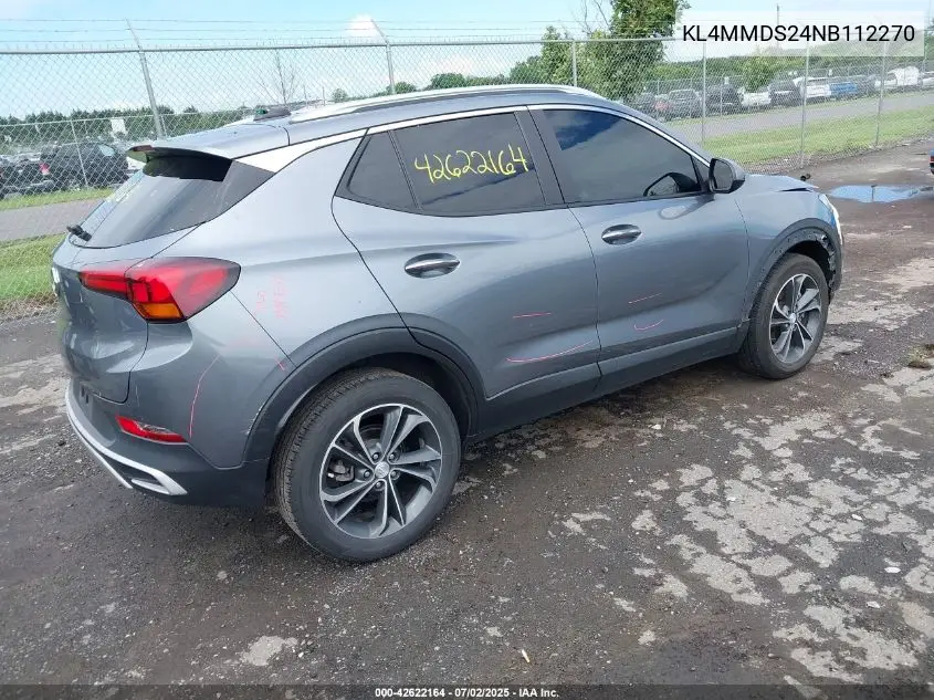 2022 Buick Encore Gx Fwd Select VIN: KL4MMDS24NB112270 Lot: 42622164