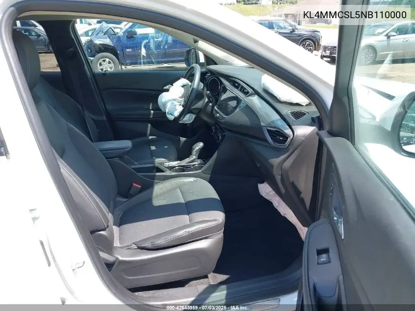 2022 Buick Encore Gx Awd Preferred VIN: KL4MMCSL5NB110000 Lot: 42645959