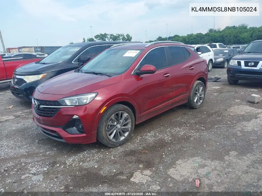 2022 Buick Encore Gx Fwd Select VIN: KL4MMDSL8NB105024 Lot: 42793978