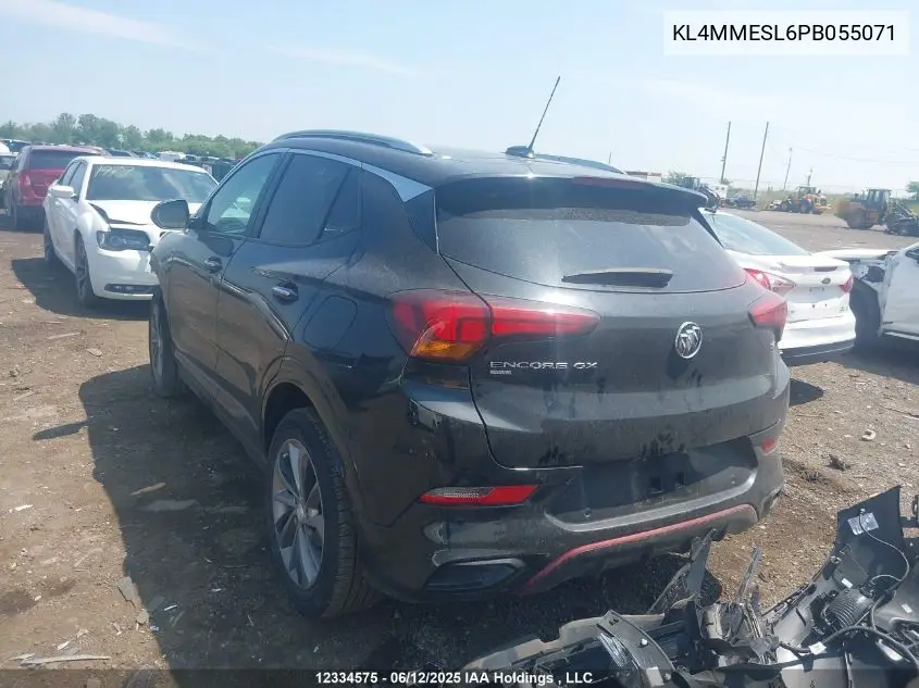 2023 Buick Encore Gx Select Awd VIN: KL4MMESL6PB055071 Lot: 12334575