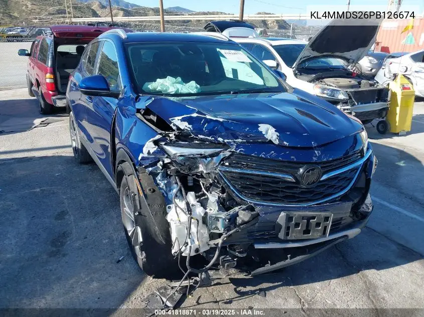 2023 Buick Encore Gx Select Fwd VIN: KL4MMDS26PB126674 Lot: 41818871