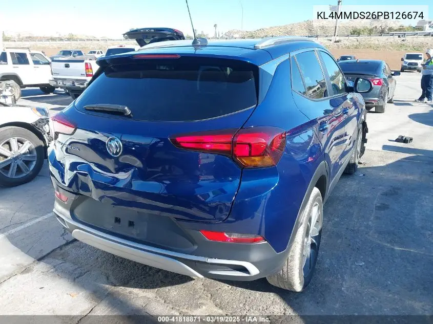 2023 Buick Encore Gx Select Fwd VIN: KL4MMDS26PB126674 Lot: 41818871