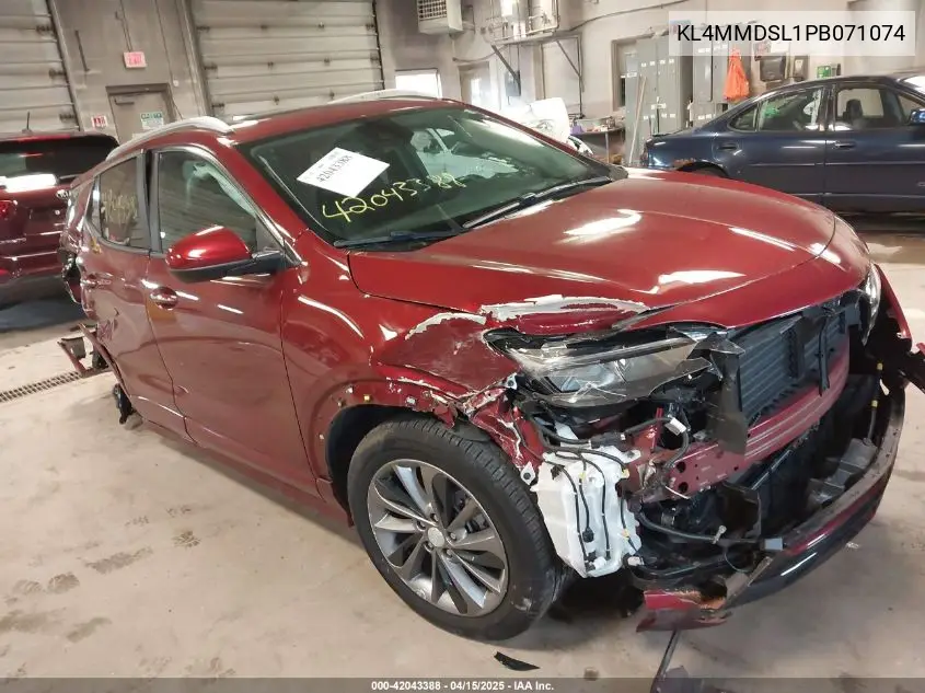 2023 Buick Encore Gx Select Fwd VIN: KL4MMDSL1PB071074 Lot: 42043388