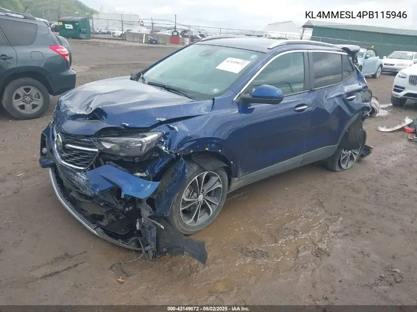 2023 Buick Encore Gx Select Awd VIN: KL4MMESL4PB115946 Lot: 42149072