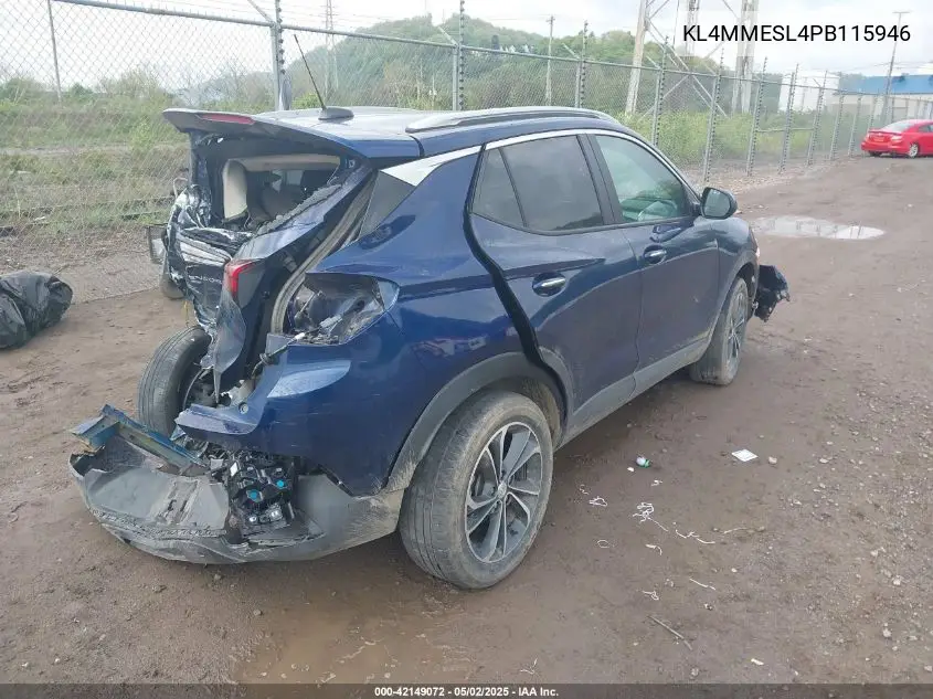 2023 Buick Encore Gx Select Awd VIN: KL4MMESL4PB115946 Lot: 42149072