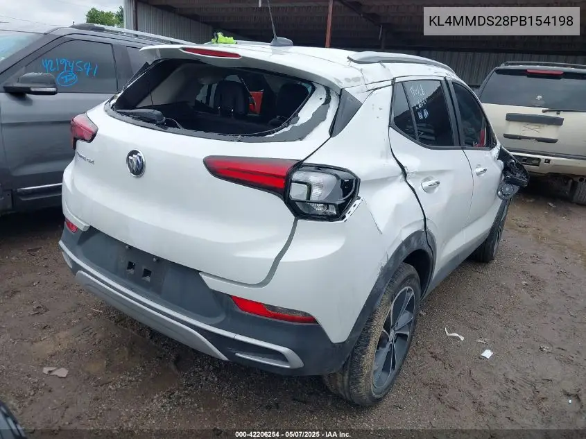 2023 Buick Encore Gx Select Fwd VIN: KL4MMDS28PB154198 Lot: 42206254