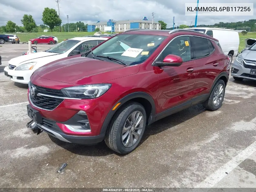 2023 Buick Encore Gx Essence Awd VIN: KL4MMGSL6PB117256 Lot: 42242121