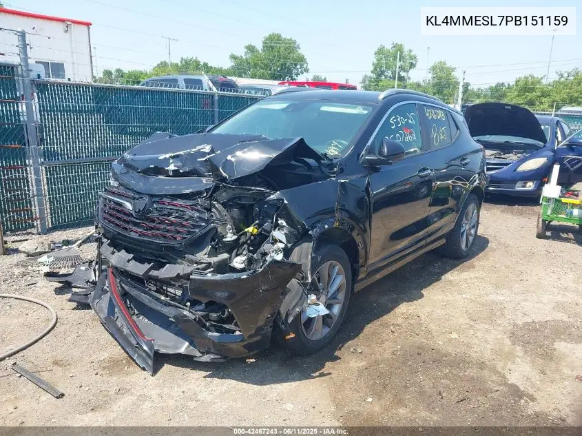 2023 Buick Encore Gx Select Awd VIN: KL4MMESL7PB151159 Lot: 42467243