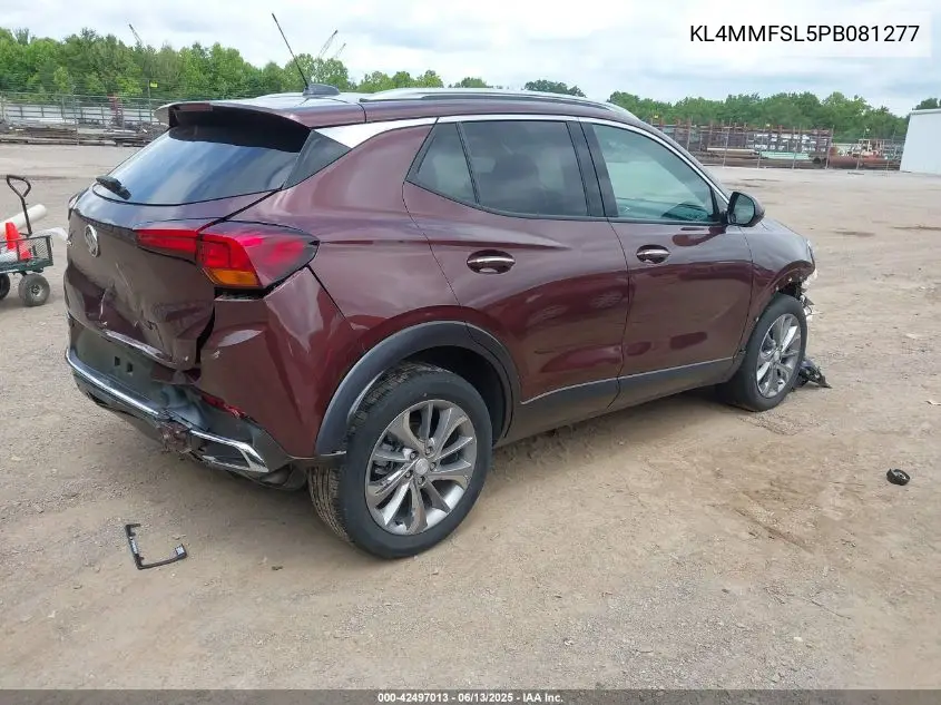 2023 Buick Encore Gx Essence Fwd VIN: KL4MMFSL5PB081277 Lot: 42497013