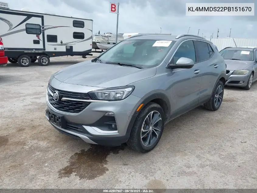 2023 Buick Encore Gx Select Fwd VIN: KL4MMDS22PB151670 Lot: 42507947