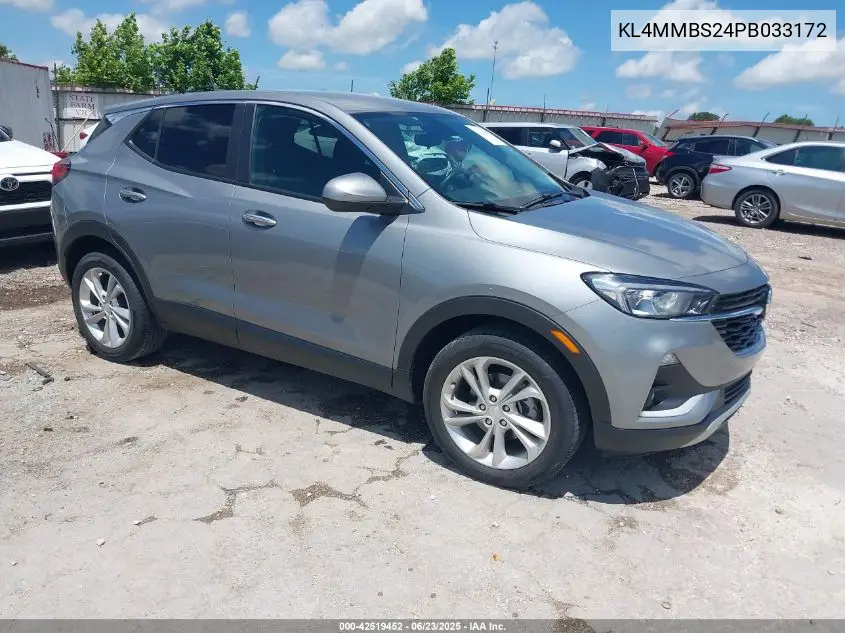 2023 Buick Encore Gx Preferred Fwd VIN: KL4MMBS24PB033172 Lot: 42519452