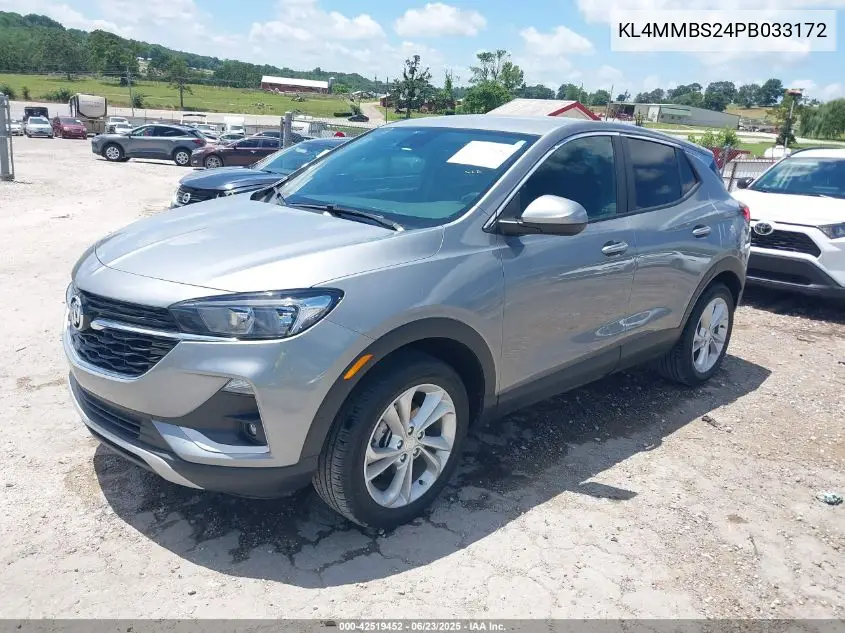 2023 Buick Encore Gx Preferred Fwd VIN: KL4MMBS24PB033172 Lot: 42519452