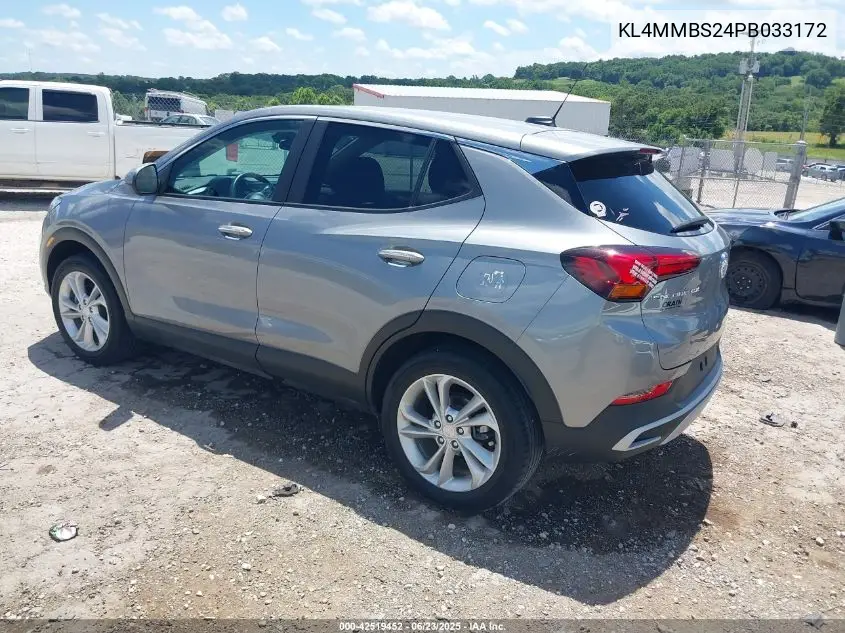 2023 Buick Encore Gx Preferred Fwd VIN: KL4MMBS24PB033172 Lot: 42519452