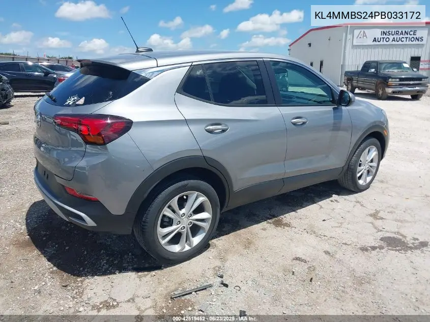 2023 Buick Encore Gx Preferred Fwd VIN: KL4MMBS24PB033172 Lot: 42519452