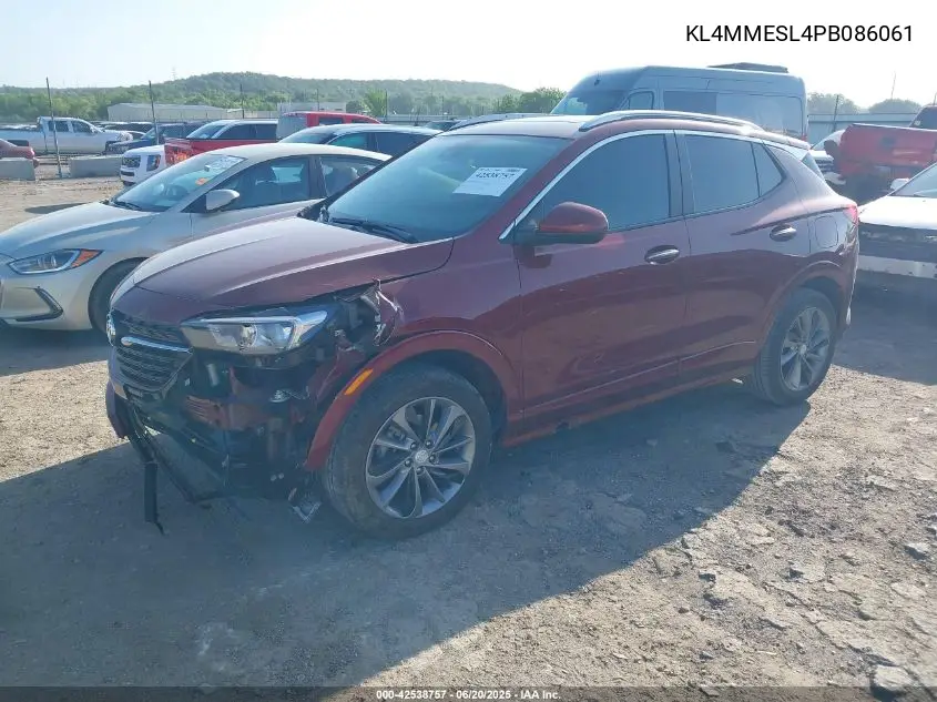 2023 Buick Encore Gx Select Awd VIN: KL4MMESL4PB086061 Lot: 42538757