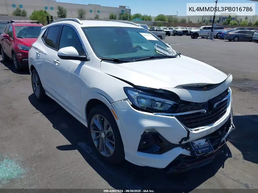 2023 Buick Encore Gx Select Fwd VIN: KL4MMDSL3PB016786 Lot: 42627524