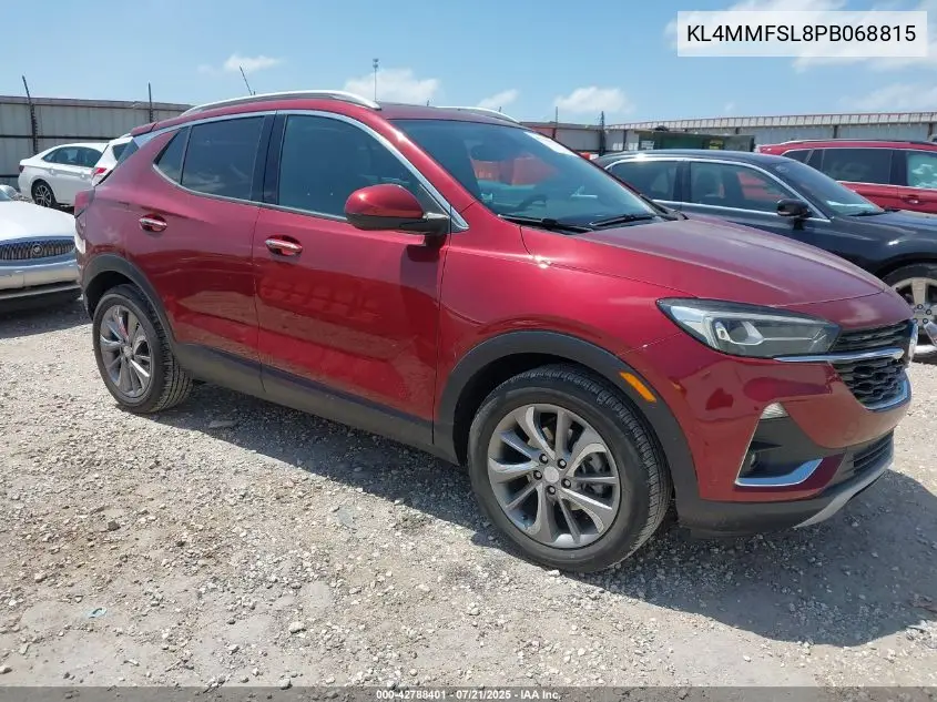 2023 Buick Encore Gx Essence Fwd VIN: KL4MMFSL8PB068815 Lot: 42788401