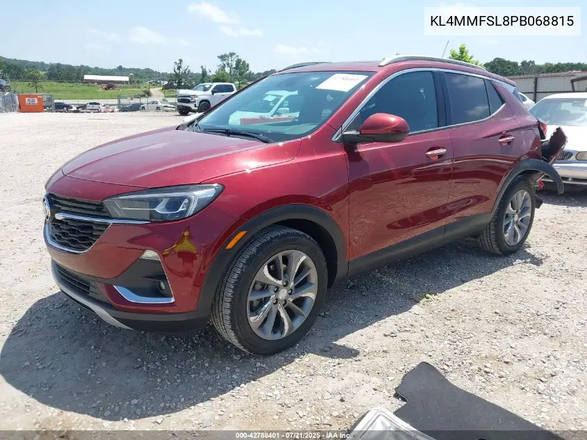 2023 Buick Encore Gx Essence Fwd VIN: KL4MMFSL8PB068815 Lot: 42788401