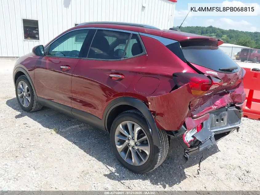 2023 Buick Encore Gx Essence Fwd VIN: KL4MMFSL8PB068815 Lot: 42788401