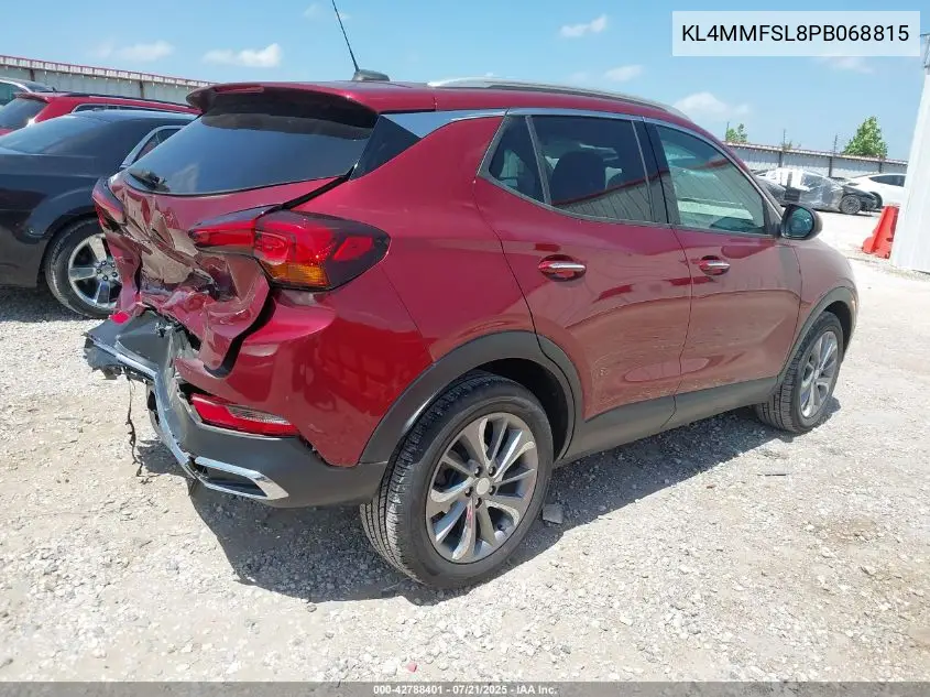 2023 Buick Encore Gx Essence Fwd VIN: KL4MMFSL8PB068815 Lot: 42788401