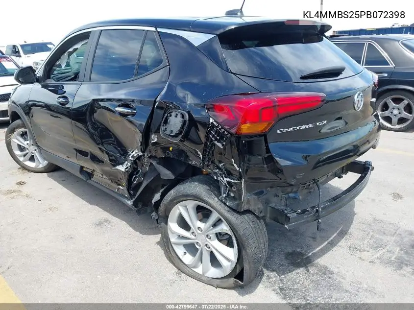 2023 Buick Encore Gx Preferred Fwd VIN: KL4MMBS25PB072398 Lot: 42799647