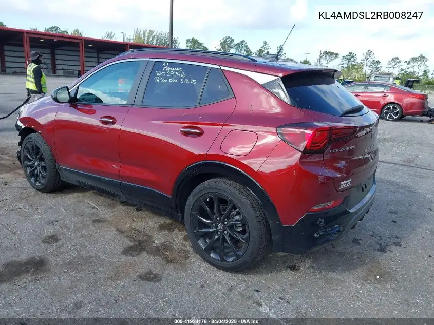 2024 Buick Encore Gx Sport Touring Fwd VIN: KL4AMDSL2RB008247 Lot: 41924176
