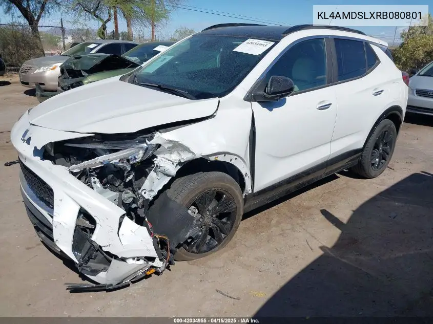 2024 Buick Encore Gx Sport Touring Fwd VIN: KL4AMDSLXRB080801 Lot: 42034955