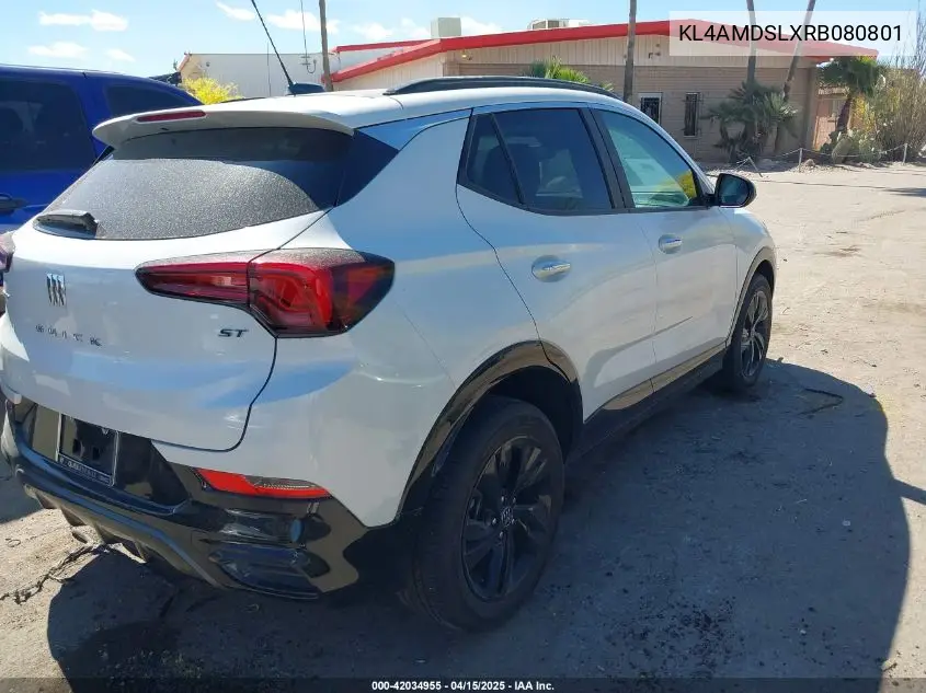2024 Buick Encore Gx Sport Touring Fwd VIN: KL4AMDSLXRB080801 Lot: 42034955