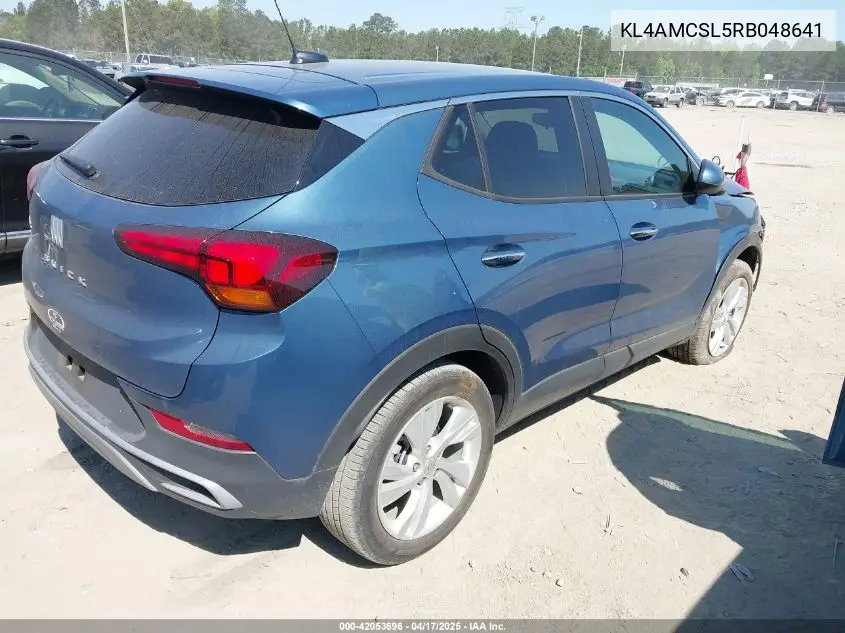 2024 Buick Encore Gx Preferred Awd VIN: KL4AMCSL5RB048641 Lot: 42053696