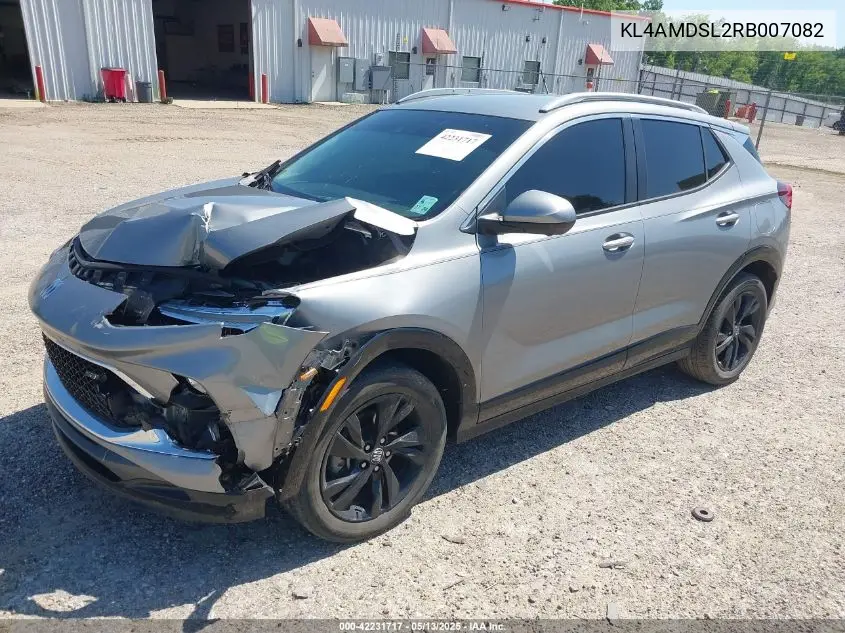 2024 Buick Encore Gx Sport Touring Fwd VIN: KL4AMDSL2RB007082 Lot: 42231717