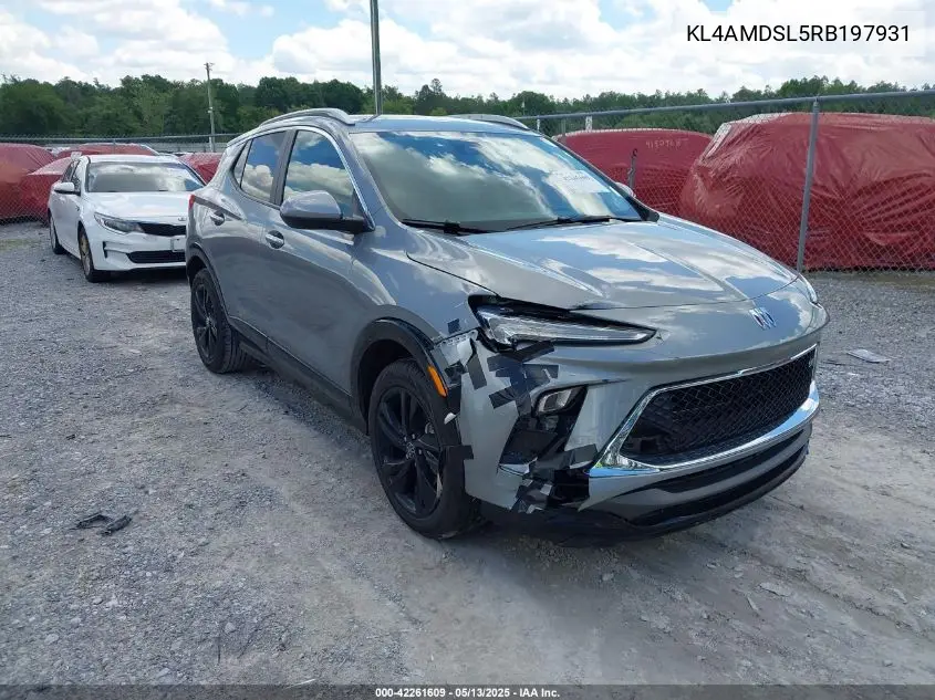 2024 Buick Encore Gx Sport Touring Fwd VIN: KL4AMDSL5RB197931 Lot: 42261609