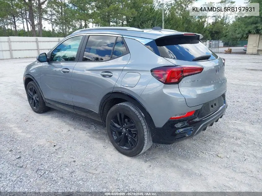 2024 Buick Encore Gx Sport Touring Fwd VIN: KL4AMDSL5RB197931 Lot: 42261609
