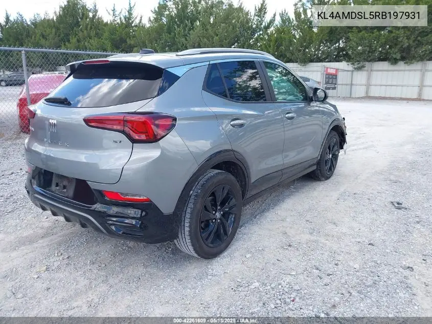 2024 Buick Encore Gx Sport Touring Fwd VIN: KL4AMDSL5RB197931 Lot: 42261609