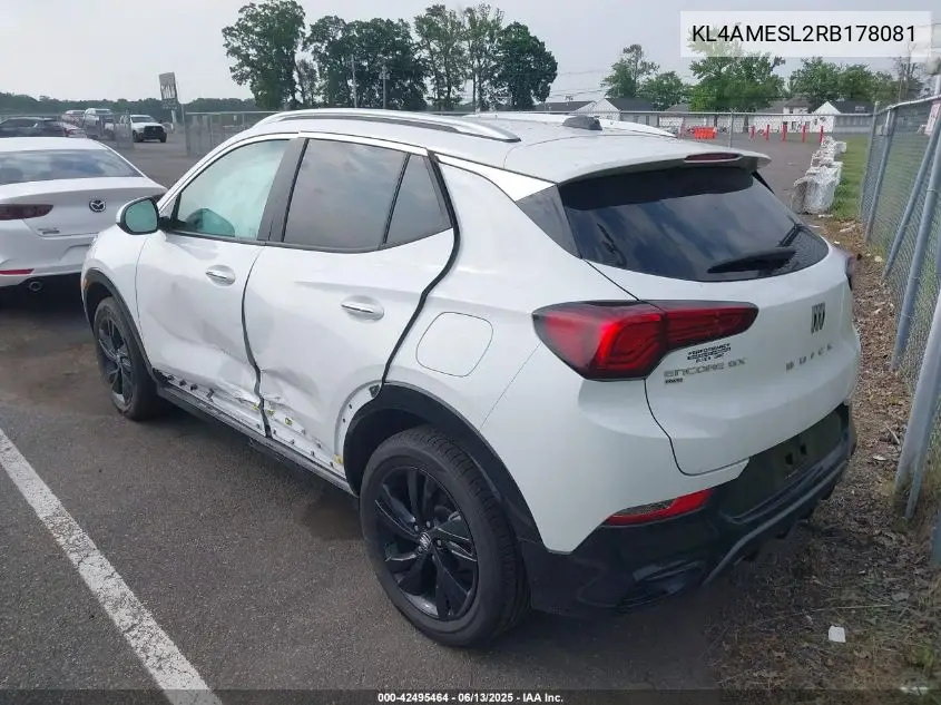 2024 Buick Encore Gx Sport Touring Awd VIN: KL4AMESL2RB178081 Lot: 42495464