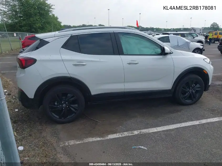2024 Buick Encore Gx Sport Touring Awd VIN: KL4AMESL2RB178081 Lot: 42495464