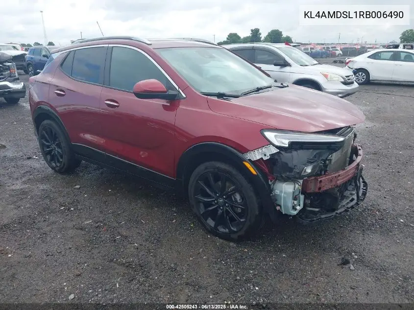 2024 Buick Encore Gx Sport Touring Fwd VIN: KL4AMDSL1RB006490 Lot: 42505243