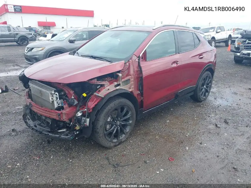 2024 Buick Encore Gx Sport Touring Fwd VIN: KL4AMDSL1RB006490 Lot: 42505243