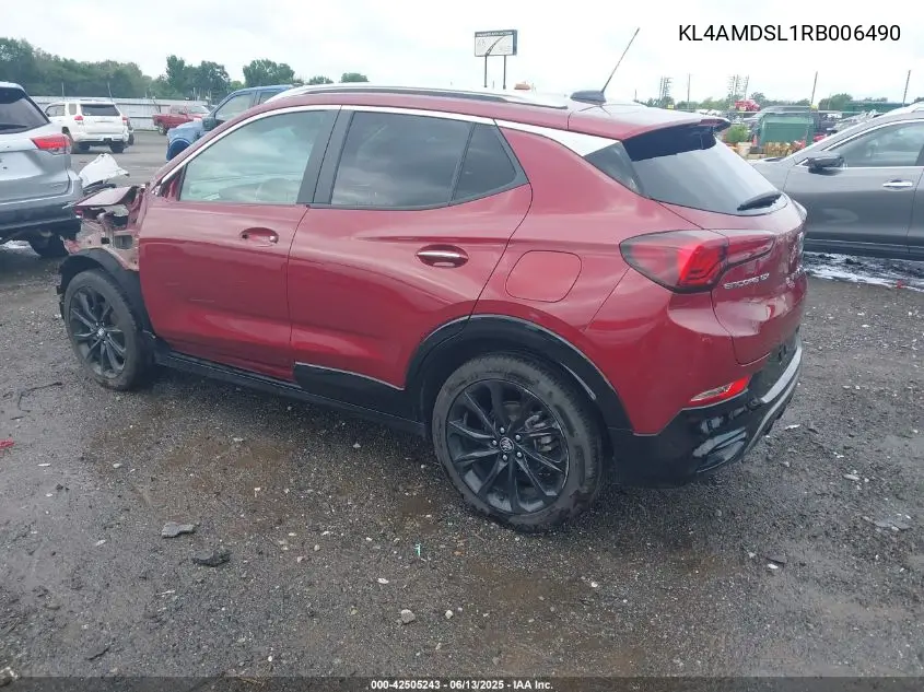 2024 Buick Encore Gx Sport Touring Fwd VIN: KL4AMDSL1RB006490 Lot: 42505243