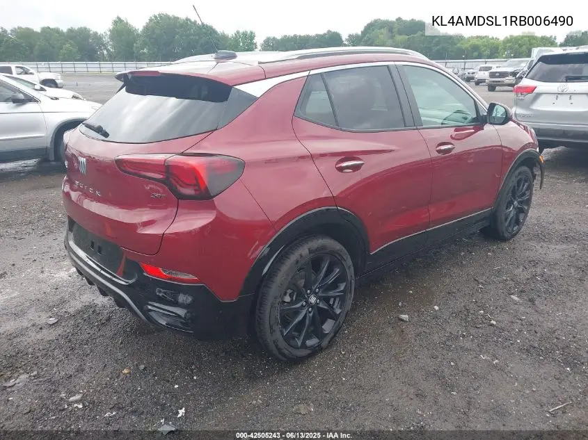 2024 Buick Encore Gx Sport Touring Fwd VIN: KL4AMDSL1RB006490 Lot: 42505243
