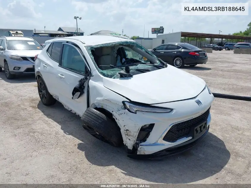 2024 Buick Encore Gx Sport Touring Fwd VIN: KL4AMDSL3RB188645 Lot: 42526739