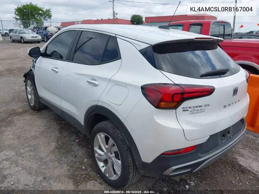 2024 Buick Encore Gx Preferred Awd VIN: KL4AMCSL0RB167004 Lot: 42526814