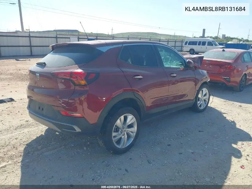 2024 Buick Encore Gx Preferred Fwd VIN: KL4AMBSL8RB131684 Lot: 42582076