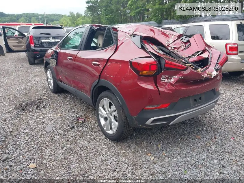 2024 Buick Encore Gx Preferred Awd VIN: KL4AMCSL8RB025290 Lot: 42584052