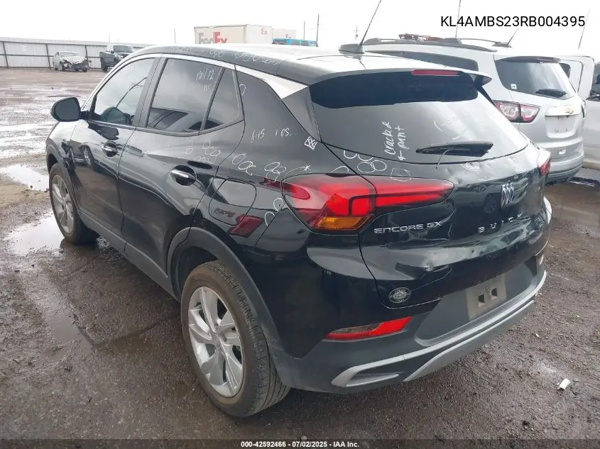 2024 Buick Encore Gx Preferred Fwd VIN: KL4AMBS23RB004395 Lot: 42592466
