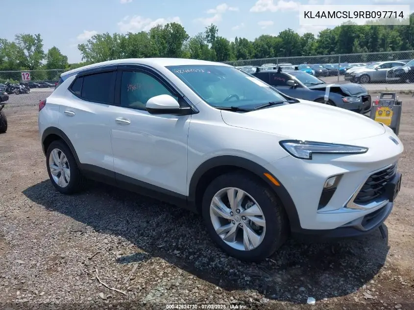 2024 Buick Encore Gx Preferred Awd VIN: KL4AMCSL9RB097714 Lot: 42624730